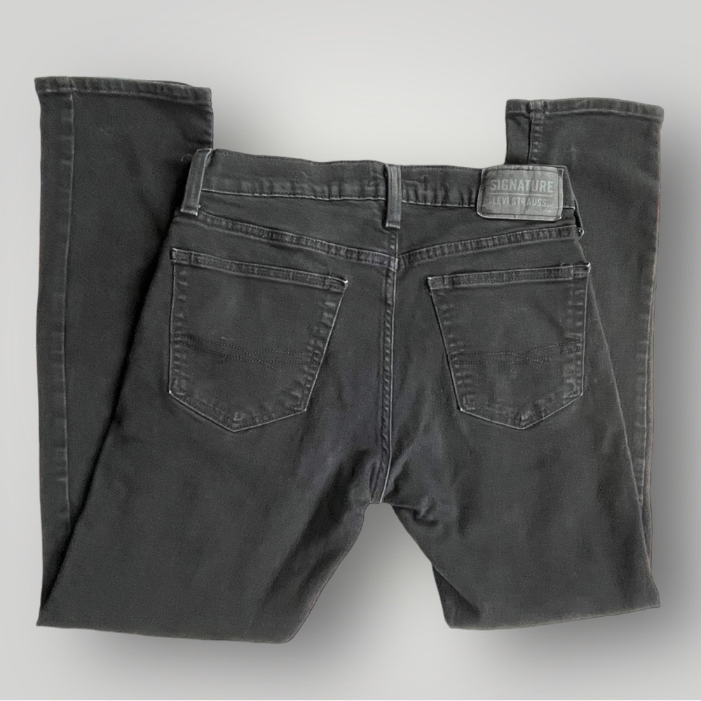 Signature by Levi Strauss Black Slim Fit Jeans